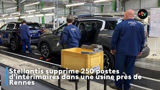 Stellantis supprime 250 postes d'intérimaires dans une usine près de Rennes