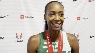 Dalilah Muhammad On The Different Type Of Nerves She Felt At These US Championships