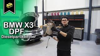 BMW X3 F25 B47 Dieselpartikelfilter DPF Wechseln Ausbau Einbau | Diesel particulate filter Change