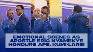 EMOTIONAL SCENES AS APOSTLE ERIC NYAMEKYE HONOURS APOSTLE KUMI LARBI AT NOVEMBER HEADS MEETING 22