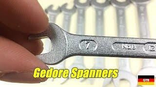 German Tool Reviews:  Gedore Open-ended Spanners