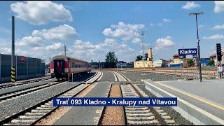 [4K] Trať 093 Kladno - Kralupy nad Vltavou