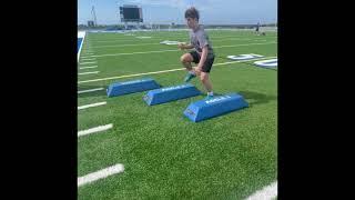 Cash Larsson - IMG Academy Camp Linebacker Drills - March 2023