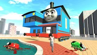 Franklin House Become Horror Thomas Train in Indian Bike Driving 3D