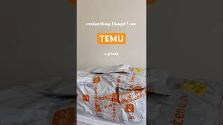  Temu haul unboxing (+ with prices) #shorts