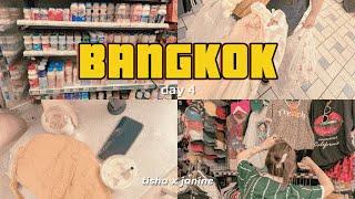 Bangkok Vlog  Day 4: Pratunam Market & Pasalubong Shopping + Hidden Cafe & Michelin Food in Siam!