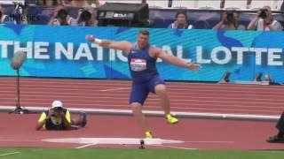 Joe KOVACS 22.04 wins Shot Put - Diamond League London 2016