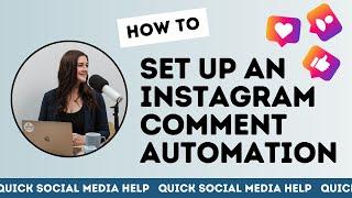 How to set up an Instagram Comment Automation using Manychat