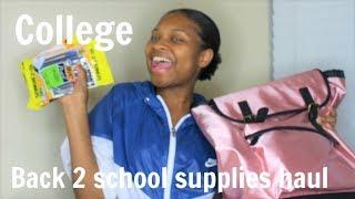 College Back to School Supplies Haul | 2017