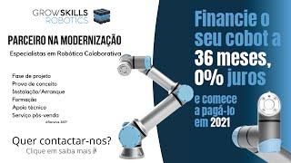 Robôs Colaborativos (COBOTS) Várias aplicações.