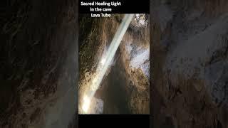 Sacred Healing Light in Cave Lava Tube #shorts