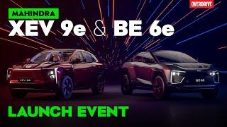 LIVE: Mahindra XEV 9e & BE 6e | Launch Event #OVERDRIVE #XEV9e #BE6e #ElectricVehicles