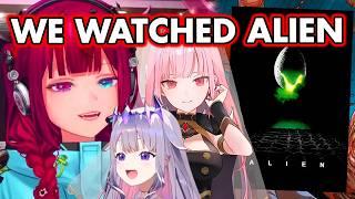 IRyS Watched ALIEN Off Stream with Calli and Biboo 【Hololive EN】