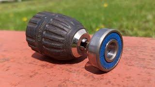 DO NOT throw away the old chuck and bearing !!! Two DIY ideas.