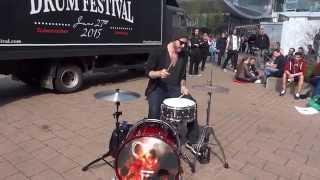 Matt Halpern: Drum solo Musikmesse Frankfurt 2015 " Make total destroy "