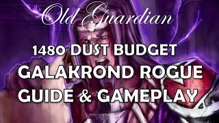 1480 dust Budget Galakrond Rogue deck guide and gameplay (Hearthstone Galakrond's Awakening)