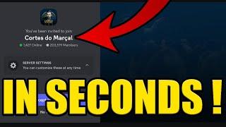 HOW to JOIN CORTES DO MARÇAL DISCORD SERVER PC & MOBILE