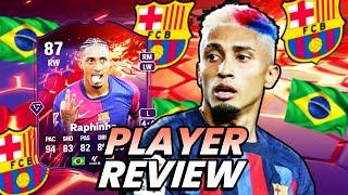 87 TRAILBLAZERS RAPHINHA SBC PLAYER REVIEW! FC 25 ULTIMATE TEAM
