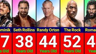 Age Of WWE Wrestlers in 2k25