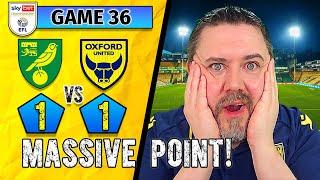 #OUFC Dig Deep For a Point At Norwich - MARK HARRIS SCORES  - Norwich City 1-1 Oxford United