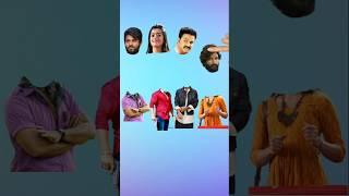 Pawan singh_rashmika mandanna_Allu Arjun_Vijay Devarakonda_head matching_vfx magic_#viralvideo