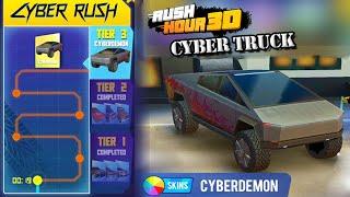 Rush Hour 3D Gameplay / Walkthrough - Cyber Rush Tier 3 - Cyberdemon