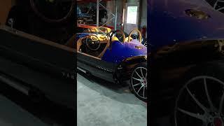 The Vanderhall Venice GTS in Royal Blue is perfect to drive into the golden hours