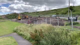 Heavy plant start on site at Sandbank