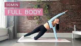 30MIN Hourglass Full Body Pilates Workout //  lean & toned // beginner friendly