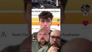 Noah Glenn Carter CANCELLED For Starting His OWN House Fire?! #noah #noahglenncarter #breakingnews