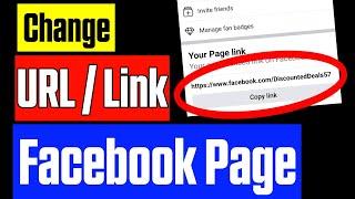 How to Change Facebook Page URL 2024