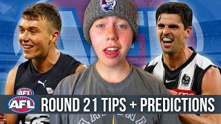 AFL ROUND 21 TIPS + PREDICTIONS