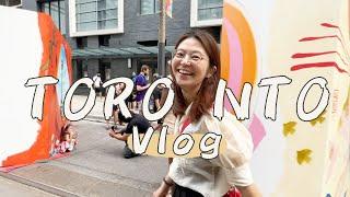 Toronto Vlog | 從溫哥華搭機去多倫多! 第一次搭加航國內線、開箱這次住的超有歷史的民宿、多倫多國際影展、聖羅倫斯市場也太好逛了! #加東系列