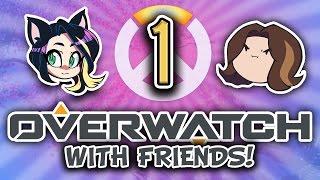 ►Overwatch w/ Egoraptor & GirlGamerGab►PART 1 - Kitty Kat Gaming