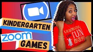 7 FUN ZOOM GAMES FOR KINDERGARTEN (Online Games for Teachers during Remote Learning)