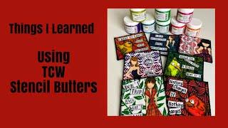 Mixed Media Art Journal Tutorial- TCW Stencil Butters- Tips and Tricks