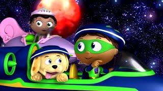 Super WHY! ️ National Aviation Day ️ Galileo's Space Adventure ️ S02 E215 (HD) Videos For Kids