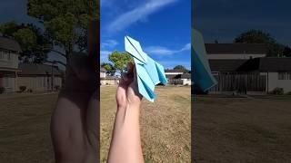 新しい #paperairplane テスト飛行 - X-men Plane - 超速くて遠い！