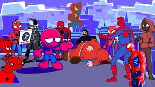 Spider-Man meets Multiple Spider-Mens (Spider-Man Across the Spider-verse Animation)