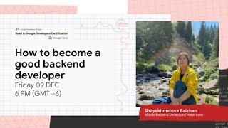 How to become a backend developer