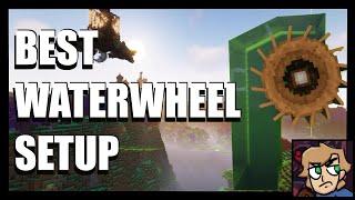 How To Setup Waterwheel [Create Mod] - Minecraft (Tutorial)