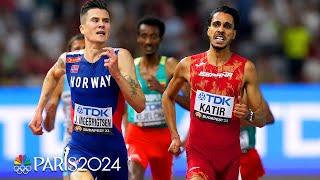 EPIC FINAL LAP decides Ingebrigtsen's repeat attempt in men's 5K at Worlds | NBC Sports