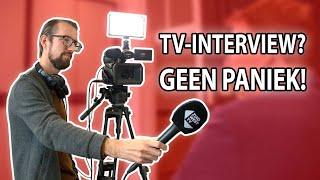 Vijf redenen waarom je niet nerveus hoeft te zijn voor een (camera) interview 