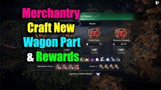 Black Desert Mobile Merchantry Craft New Wagon Part & Rewards