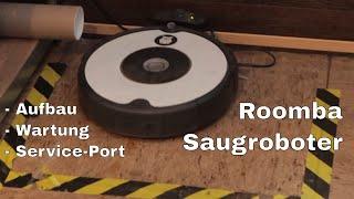 BitBastelei #603 - Roomba Saugroboter: Wartung, Bauteile und Service-Schnittstelle