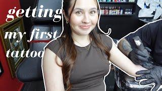 getting my first tattoo  | vlog + experience