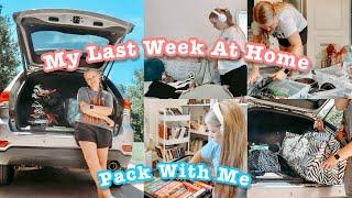 Last Week At Home + Pack With Me  // I'm moving aahh!