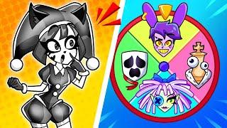 Pomni's Color Destiny | Spin Dare The Wheel Challenge! by Teen-Z Trends
