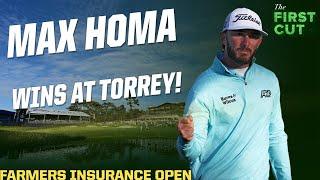 Max Homa Wins The Farmers Insurance Open | The First Cut Podcast