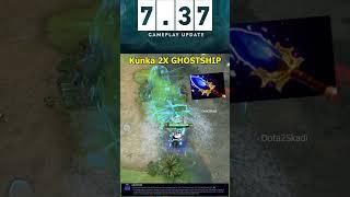 KUNKKA 2X Ghostship Aganim Build 7.37 New Patch Update Dota 2